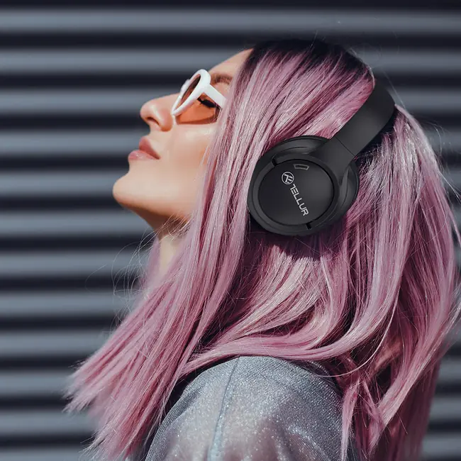 TELLUR VIBE BLUETOOTH OVER-EAR HEADPHONES, ANC