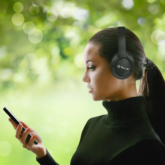 TELLUR VIBE BLUETOOTH OVER-EAR HEADPHONES, ANC