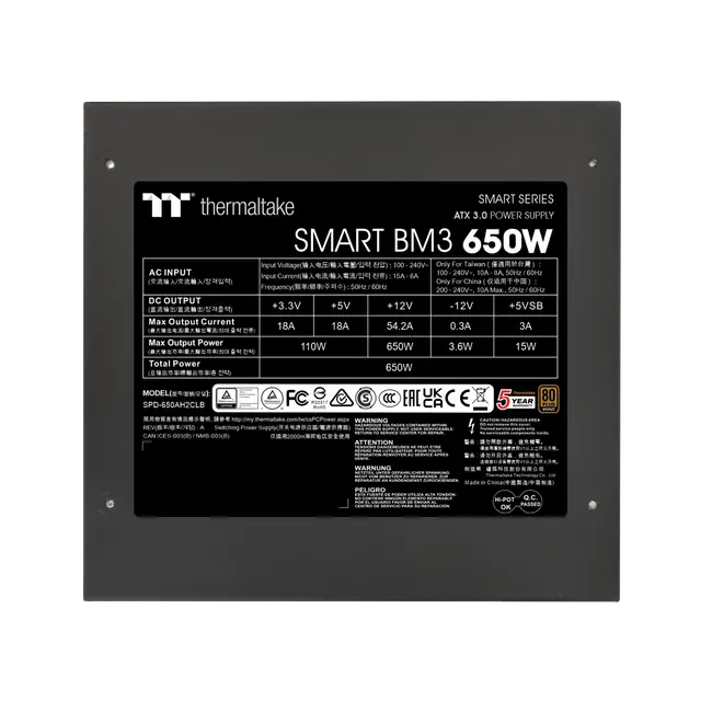 THERMALTAKE SMART BM3 650W Power Supply