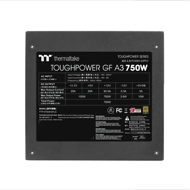 THERMALTAKE TOUGHPOWER GF A3 750W Power Supply