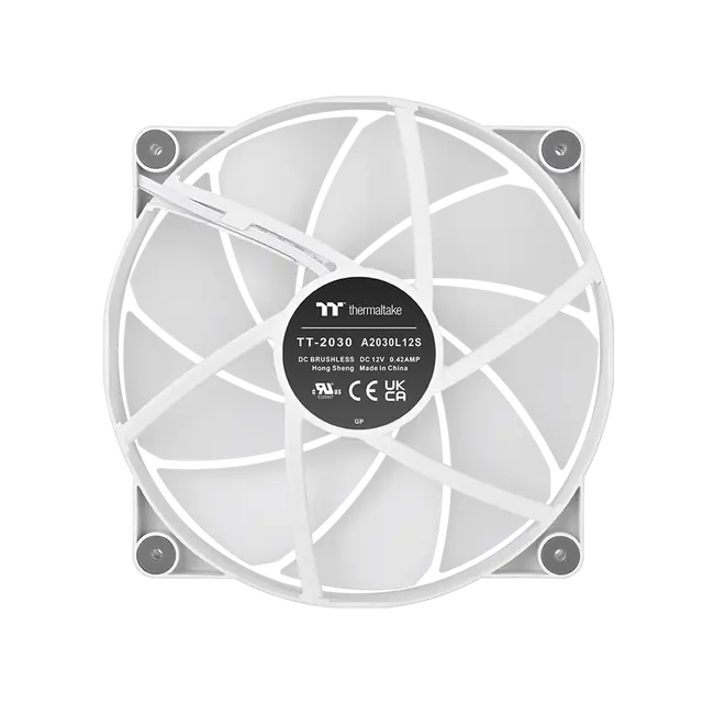 THERMALTAKE VENTILATOR ZA KUCIŠTE CT200 ARGB Sync PC Cooling Fan White Single Pack/Fan/2030/PWM500~900RPM/ARGB MB Sync/White