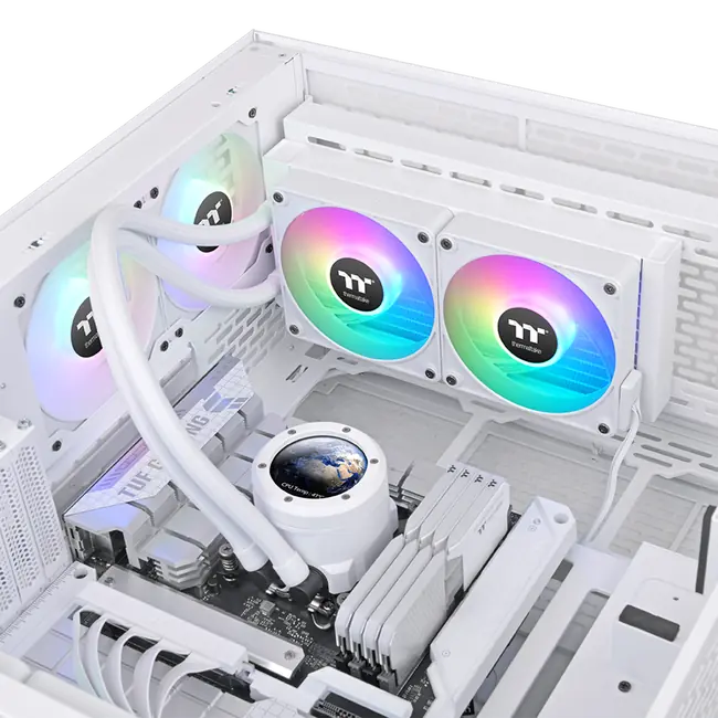 THERMALTAKE VODENO HLAĐENJE TH240 V2 Ultra EX ARGB AIO SNOW