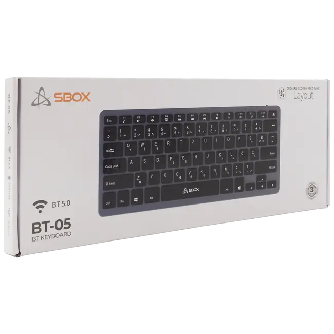 TIPKOVNICA SBOX BT-05S BLUETOOTH / HR