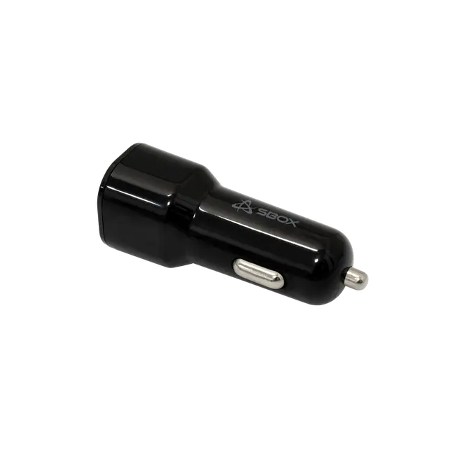 USB AUTO PUNJAC SBOX CC-038 / 2 ULAZA - 38 W Crni