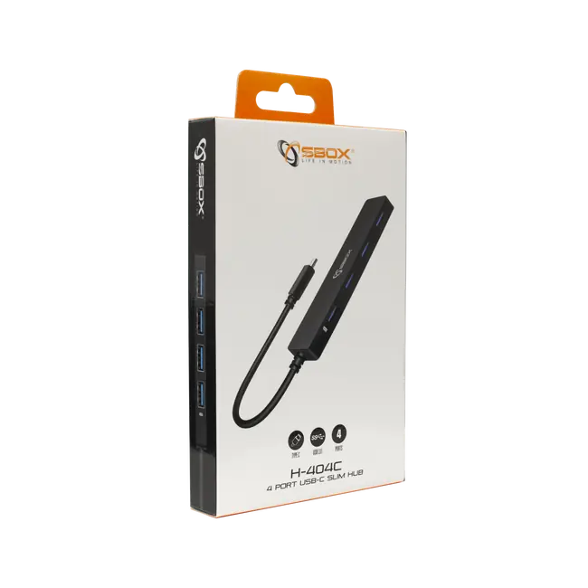 USB RAZDJELNIK SBOX H-404C / TYPE-C -> USB-3.0 4 Ulaza