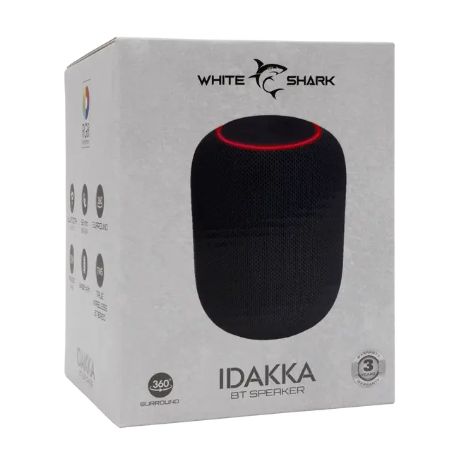 White Shark BLUETOOTH ZVUČNIK GBT-619 IDAKKA crni