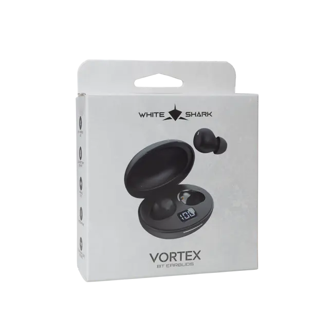 White Shark EARBUDS GEB-TWS-02 VORTEX - Black