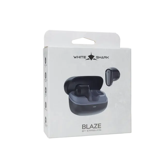 White Shark EARBUDS GEB-TWS-201 BLAZE - Black