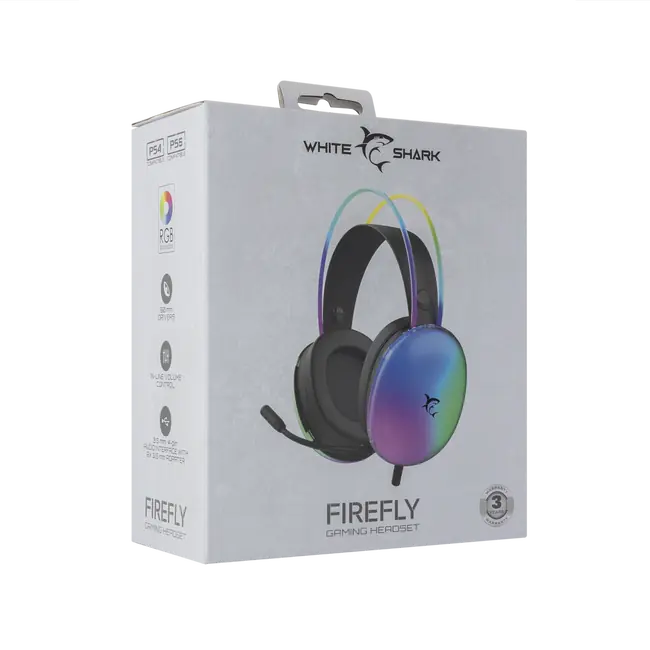 White Shark HEADSET GH-2342 FIREFLY - Crne