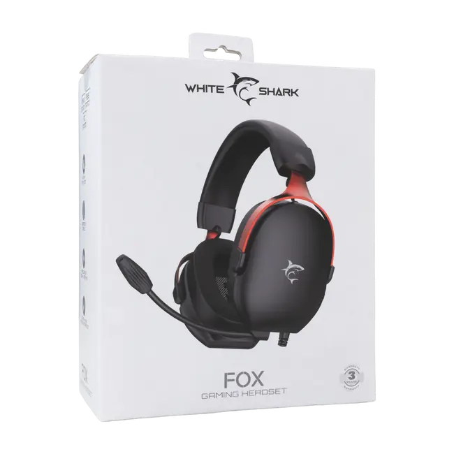 White Shark HEADSET GH-2445 FOX Crno/crvene