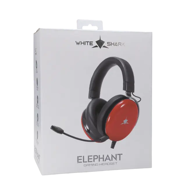 White Shark HEADSET GH-2540 ELEPHANT Red