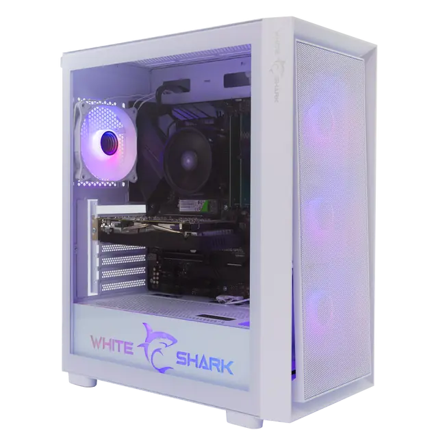 White Shark KUĆIŠTE GCC-2401 WARHEAD-3 BIJELO / 4 Fans 12cm RGB