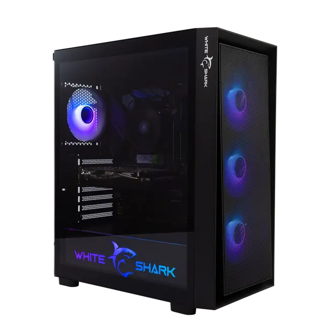 White Shark KUĆIŠTE GCC-2401 WARHEAD-3 CRNO / 4 Fans 12cm RGB