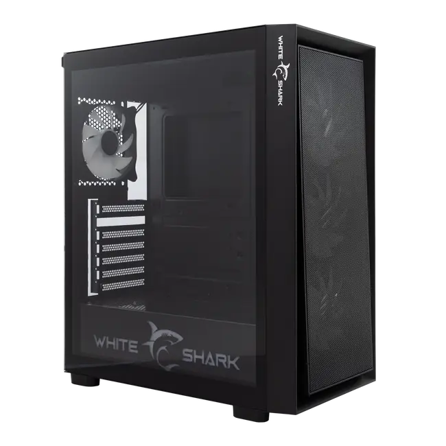 White Shark KUĆIŠTE GCC-2401 WARHEAD-3 CRNO / 4 Fans 12cm RGB
