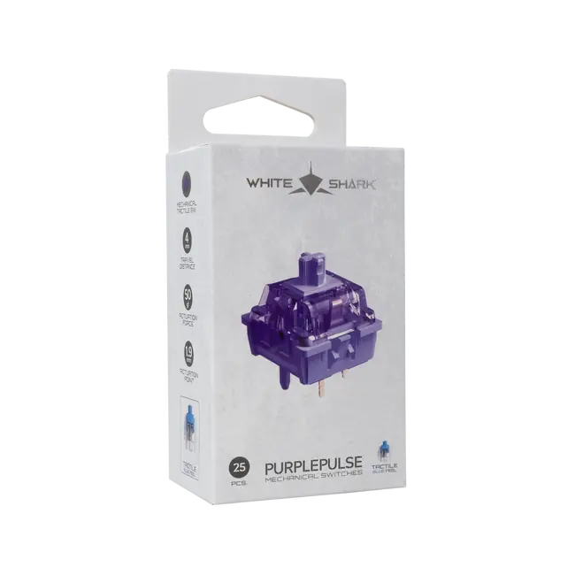 WHITE SHARK MEHANIČKI PREKIDAČ ZA TIPKOVNICU PURPLEPULSE-25 / 25 KOM
