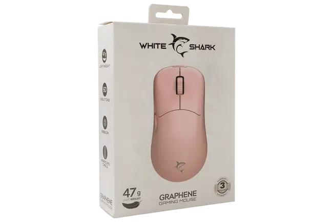 White Shark MOUSE GM-5014 GRAPHENE - Pink