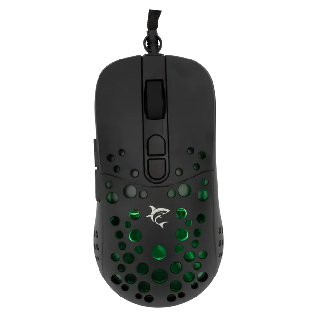 White Shark MIŠ GM-9004 TRISTAN-2 Crni RGB / 12.800 dpi