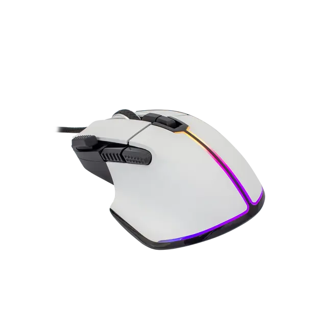 White Shark MIŠ GM-9006 MARROK Bijeli RGB / 12.000 dpi