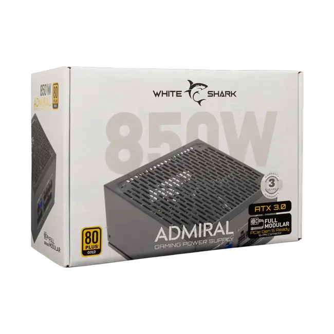 White Shark NAPAJANJE GPSU-850W ADMIRAL 850W 80+ GOLD Full Modular