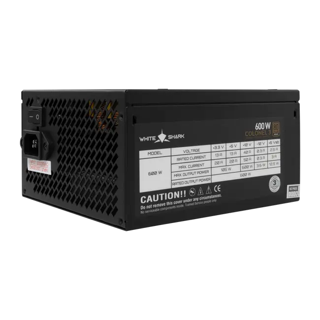 White Shark NAPAJANJE GPSU-B600S COLONEL-3 600W 80+ BRONZE Full Modular