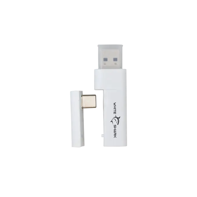 White Shark PL HEADSET WGH-2444 FIRECREST - White / Wireless