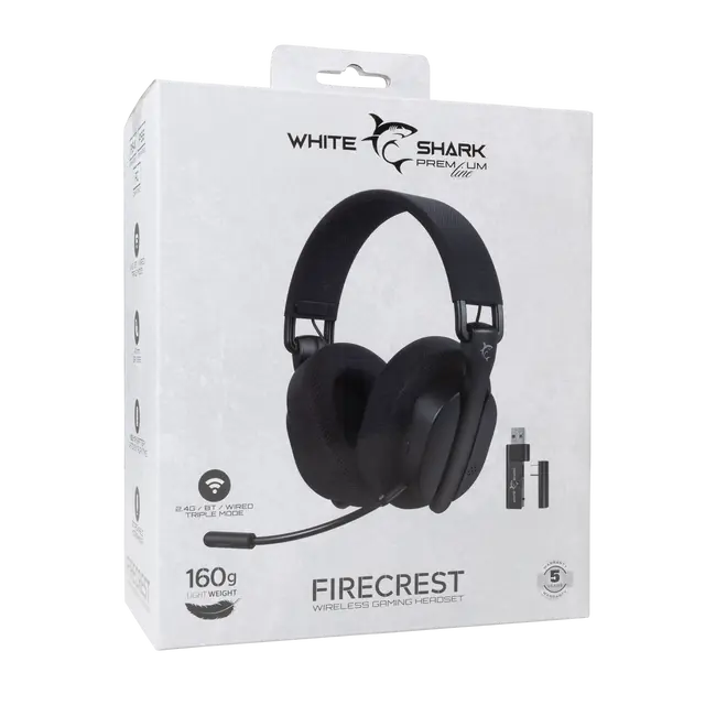 White Shark PL HEADSET WGH-2444 FIRECREST / Crne - Wireless