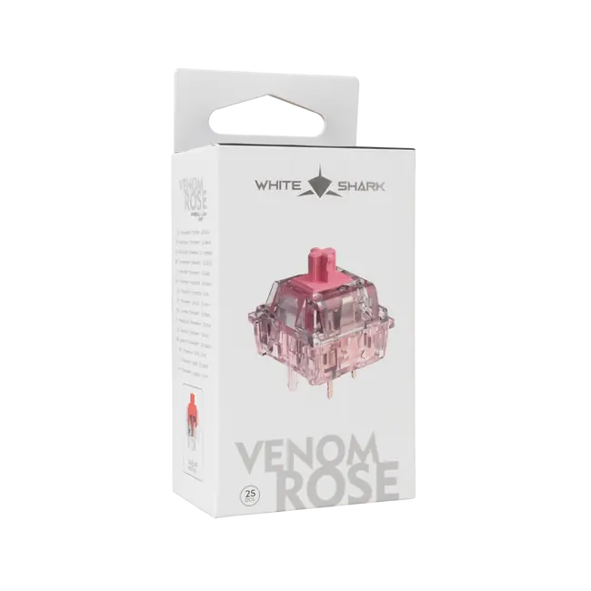 WHITE SHARK PL MEHANIČKI PREKIDAČ ZA TIPKOVNICU VENOM ROSE-25 / 25 KOM