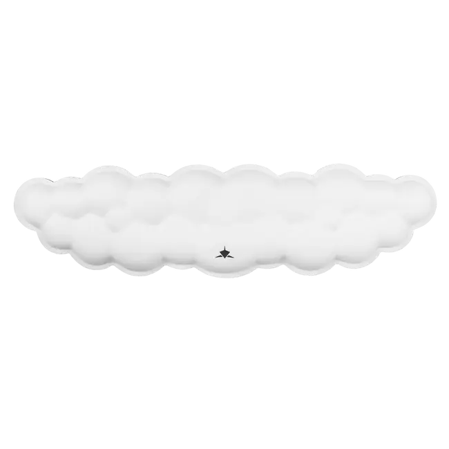 White Shark PODLOGA ZA TIPKOVNICU KP-012 CUMULUS BIJELA
