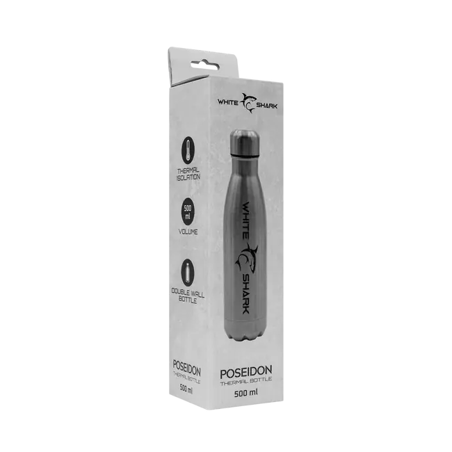 White Shark PROMO boca za vodu POSEIDON 500 ml - dupla stijenka - celik