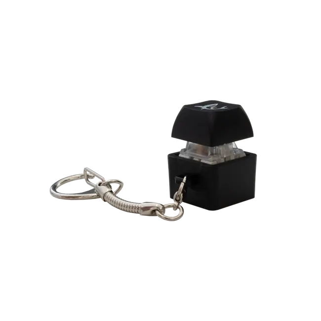 White Shark PROMO Keycap Keychain - Black