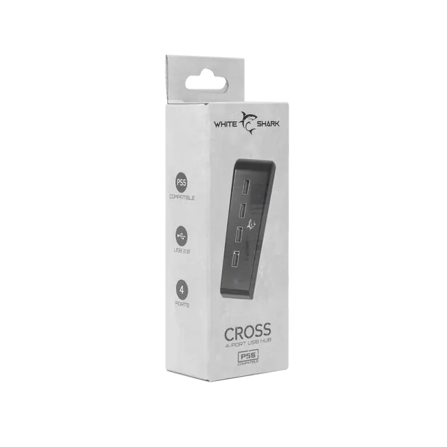White Shark PS5 4-PORT USB HUB PS5-0576 CROSS