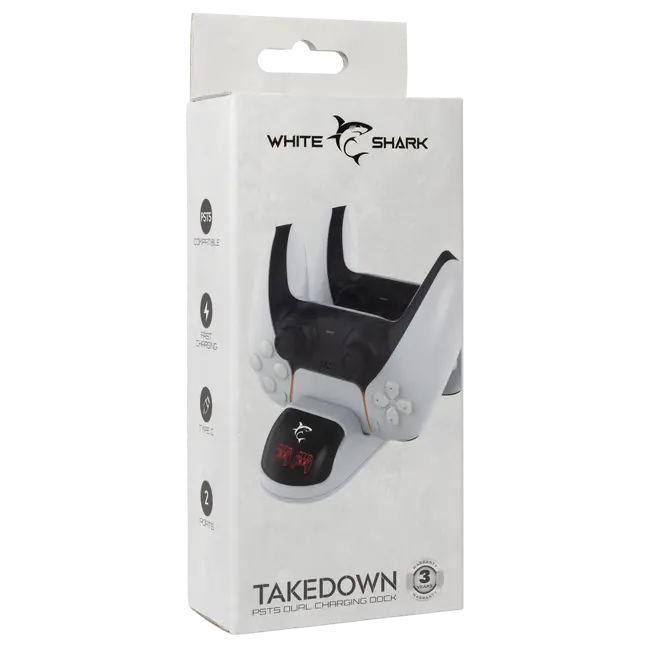 White Shark PS5 CHARGING DOCK PS5-0506 TAKEDOWN