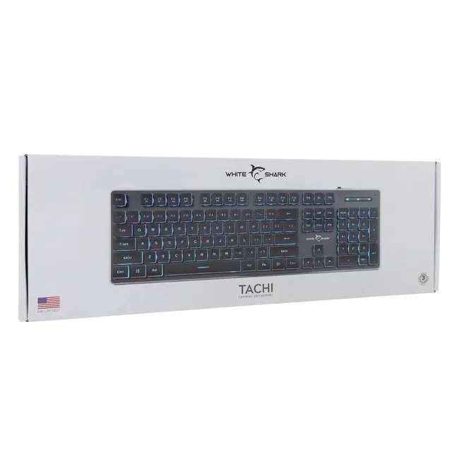 White Shark GK-003141 TACHI Keyboard - Black / US