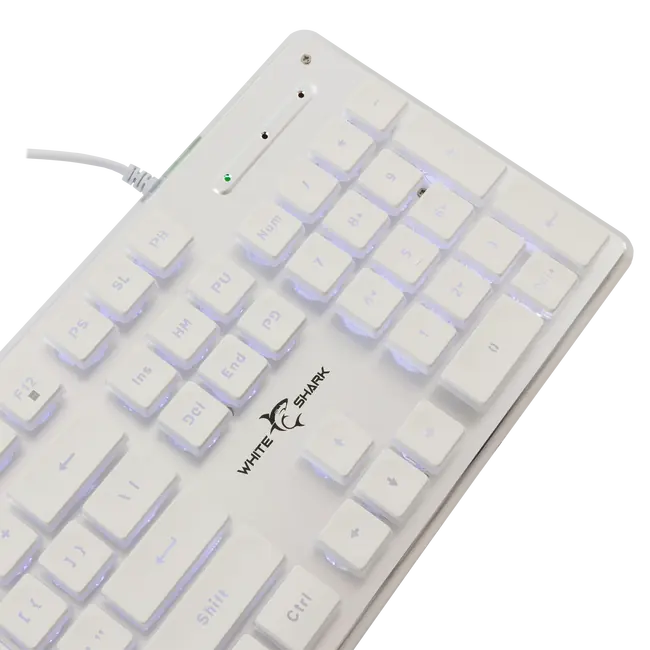 White Shark Tipkovnica GK-003241 TACHI-Bijela-US