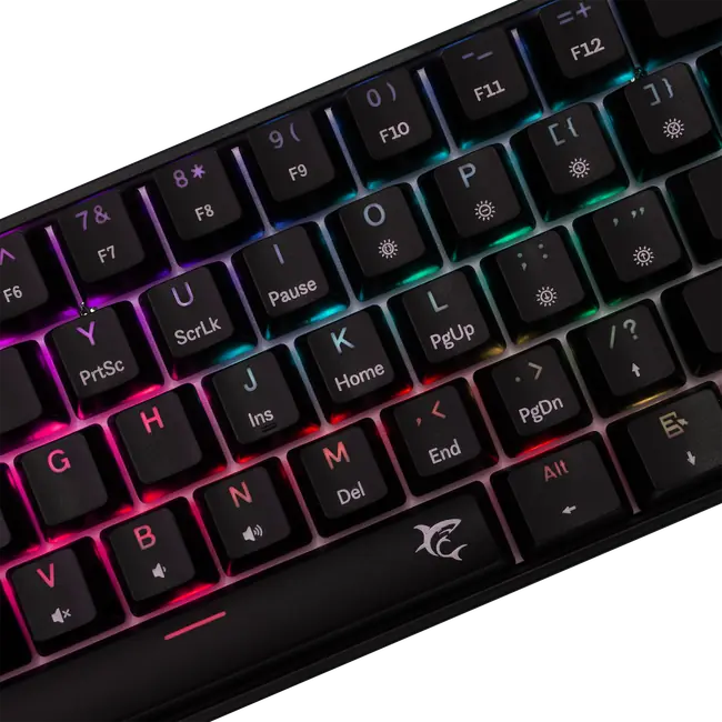 White Shark TIPKOVNICA GK-004111 SHINOBI-2 Crna - Meh. / US - RED SW.