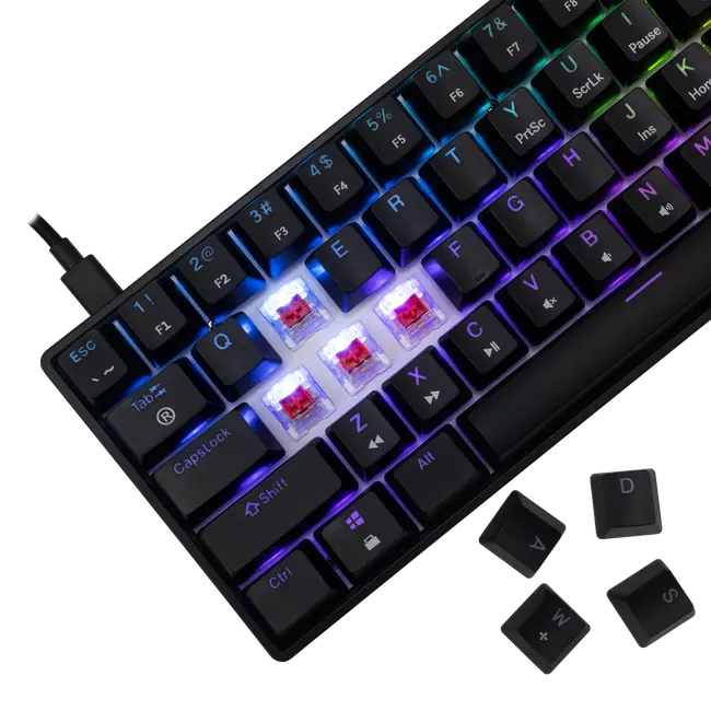 White Shark TIPKOVNICA GK-004112 SHINOBI-2 Crna - Meh. / HR - RED SW.