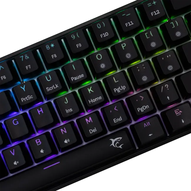 White Shark TIPKOVNICA GK-004121 SHINOBI-2 Crna - Meh. / US - PLAVI.SW.