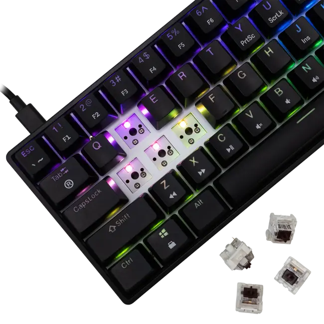 White Shark TIPKOVNICA GK-004131 SHINOBI-2 Crna - Meh. / US- BROWN SW.