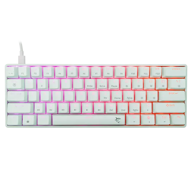 White Shark TIPKOVNICA GK-004211 SHINOBI-2 Bijela- Meh. / US - RED SW.
