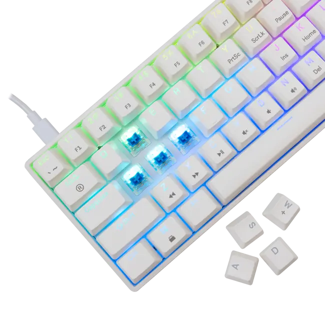 White Shark TIPKOVNICA GK-004221 SHINOBI-2 Bijela - Meh. / US - PLAVI SW.