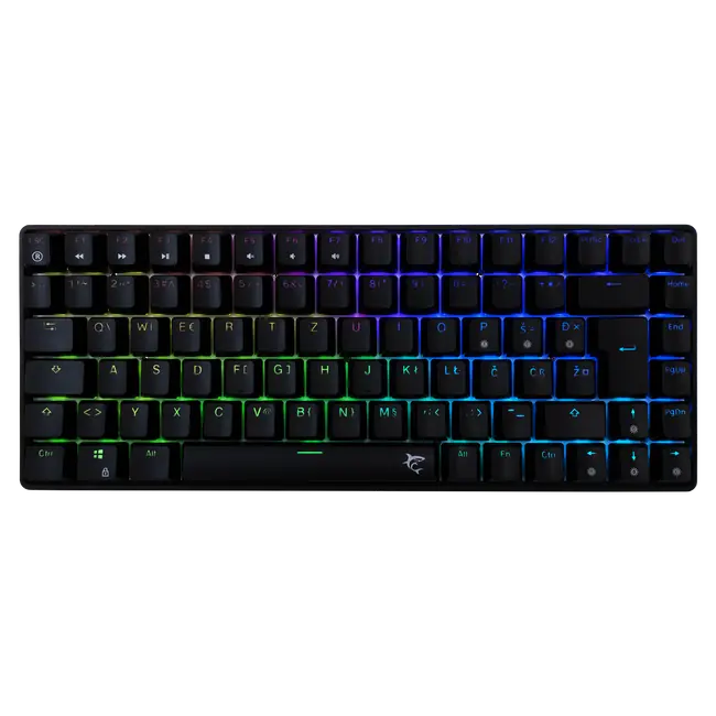 White Shark Tipkovnica GK-005122 HAMACHI Meh. RGB / HR - BLUE SW.