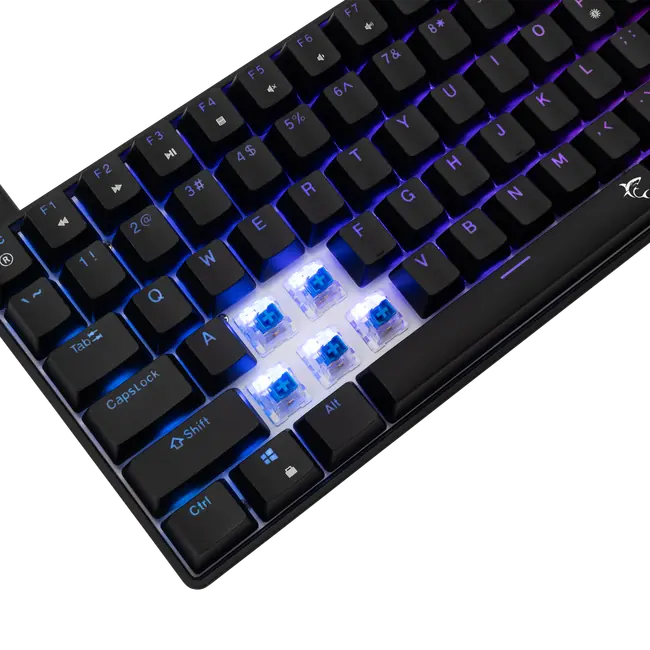 White Shark Tipkovnica GK-005122 HAMACHI Meh. RGB / HR - BLUE SW.