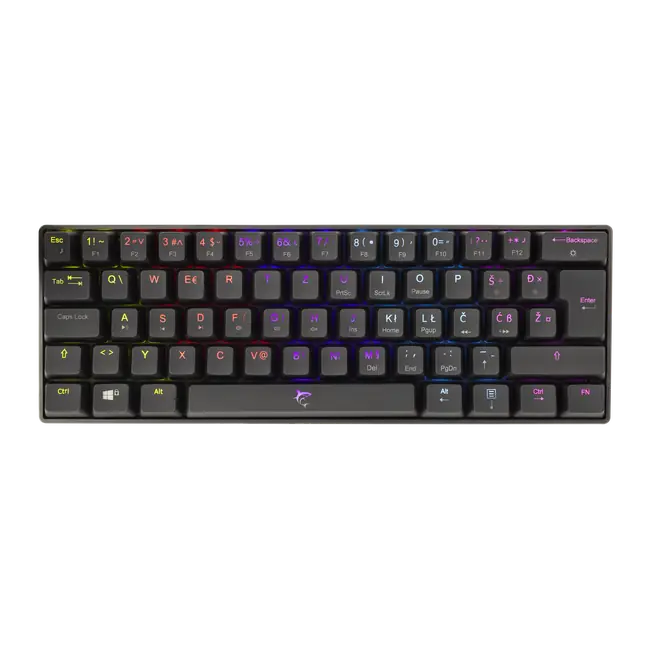 White Shark TIPKOVNICA GK-2022 SHINOBI Crna - Meh. / HR - BLUE SW.