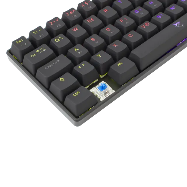 White Shark TIPKOVNICA GK-2022 SHINOBI Crna - Meh. / HR - BLUE SW.