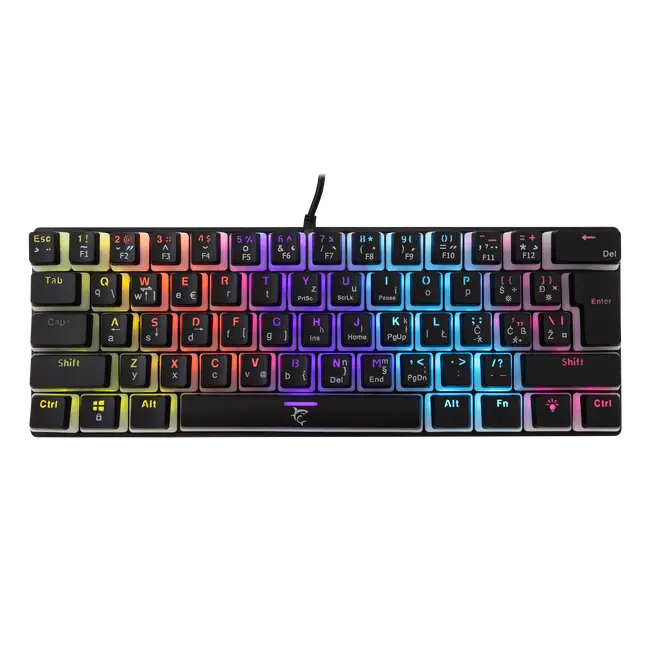 White Shark TIPKOVNICA GK-2202 ASHIKO Crna / HR / RED.SW.