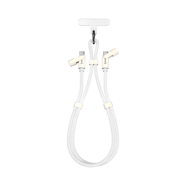 SBOX Type-C to Type-C Lanyard Cable - 1.5 m / White
