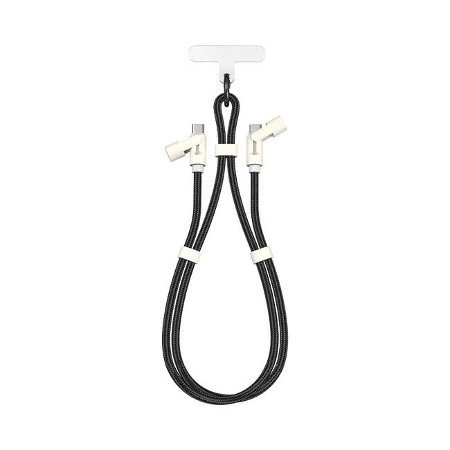 KABEL SBOX Type-C-Type-C Lanyard 1.5M - Crni