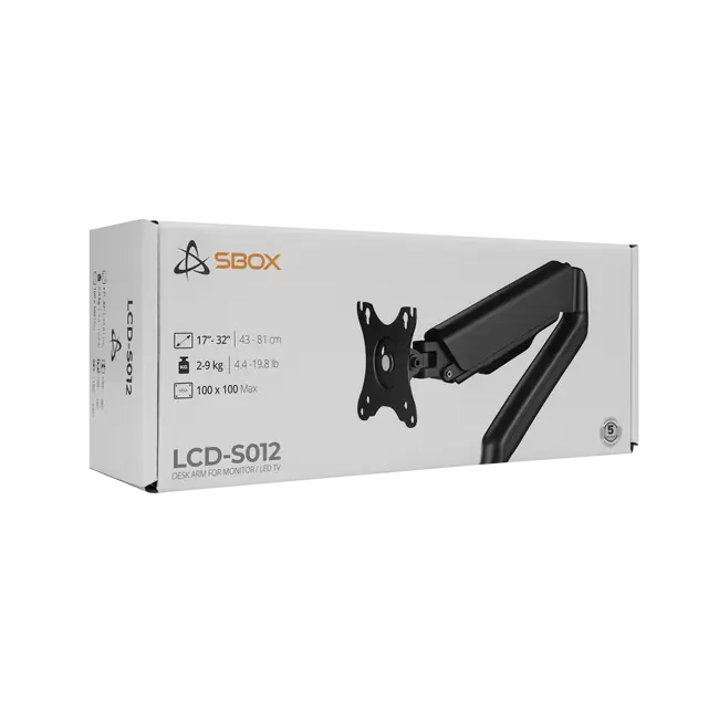 STALAK SBOX Desktop LCD-S012-3 (17-32"/2-9kg/100x100)