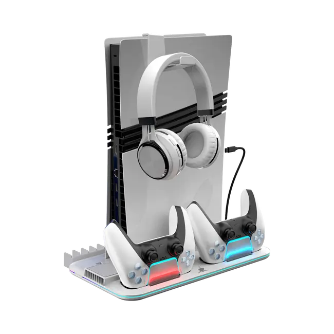 White Shark PS5 COOLING PAD + 2 CHARGING DOCK PS5-DZ504 KIMURA-PRO