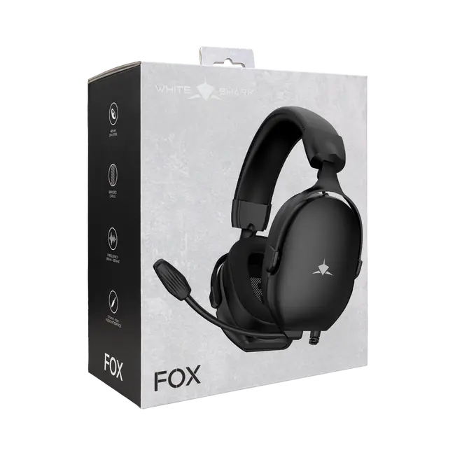 White Shark HEADSET GH-2445 FOX Crna